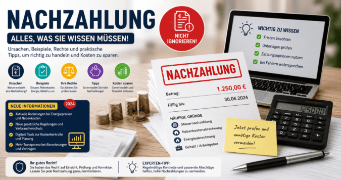 nachzahlung