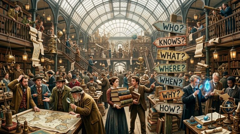 Wer weiß was? How the German Question Helps People Find Answers and Share Knowledge